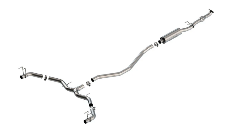 Borla 22-24 Honda Civic Sport Touring AT/MT ATAK Catback-Auspuff (Wiederverwendung von O.E. Tips / Valance)