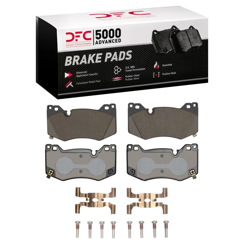 DFC 20-25 Cadillac CT4 Front 5000 Advanced Ceramic Brake Pads and Hardware Kit