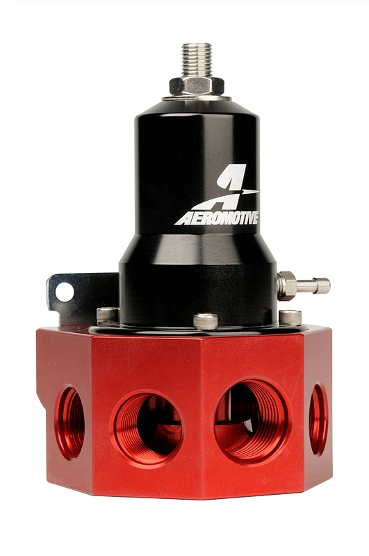 Aeromotive Regulator - 30-120 PSI -.500 Valve - 4x AN-08 and AN-10 inlets / AN-10 Bypass