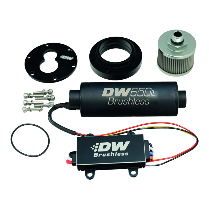 DeatschWerks 3,5L Modul-Surge-Tank In-Tank-Pumpenadapter mit DW650iL Bürstenlos/Controller 440lph Pumpe