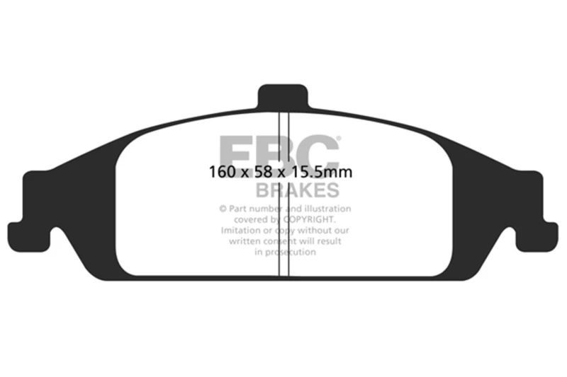 EBC 98-01 Chevrolet Malibu 2.4 Ultimax2 Front Brake Pads