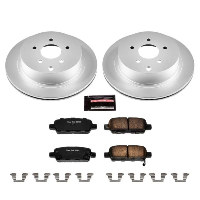 powerstop_CRK2427-67945ead72e2a Power Stop 03-12 Infiniti FX35 Rear Z17 Evolution Geomet Coated Brake Kit