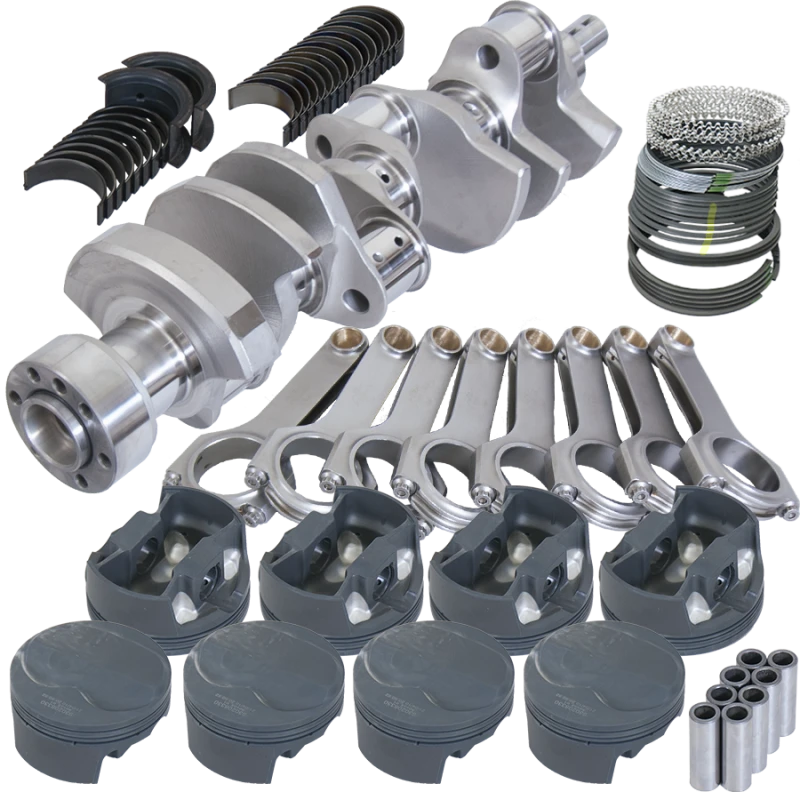 Eagle Chevy LT1 350 1Pc 3.750in Kurbelwelle 6.000in H-Beam 6cc Dome 4.040in Kolben Rotierende Baugruppe