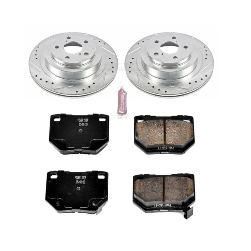 Power Stop Rear Z23 Evolution Sport Brake Kit for 06-07 Subaru Impreza