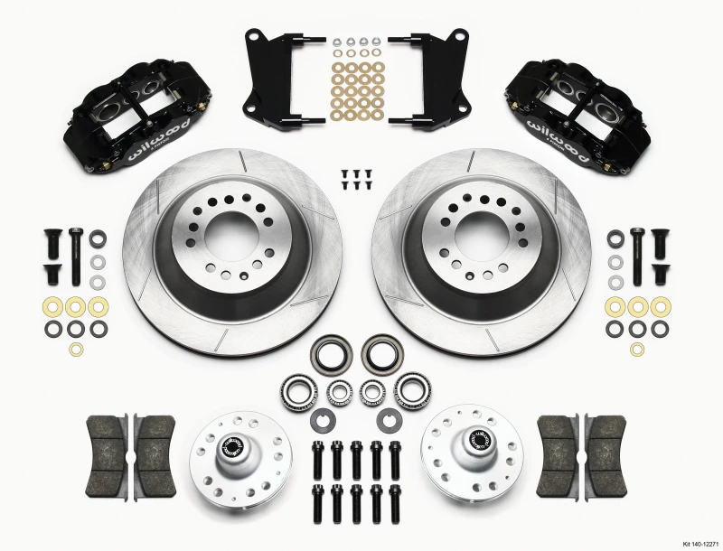 Wilwood Narrow Superlite 6R Vorderer Naben- und 1-teiliger Rotor-Kit 12,88 Zoll 67-69 Camaro 64-72 Nova Chevelle
