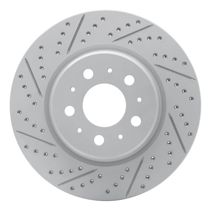 DFC 17-25 Tesla Model 3 Front Left Drilled & Slotted Geoperformance Rotor