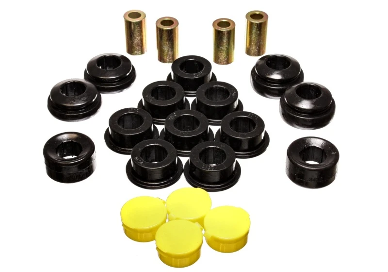 Energy Suspension 02-04 Acura RSX (inkl. Type S) Schwarzes Hinteres Kontrollarm-Bushings-Set