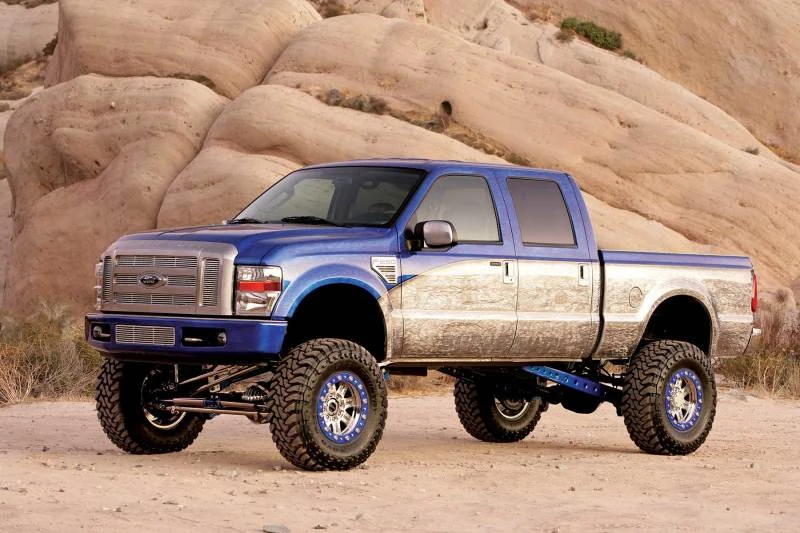 Fabtech 08-10 Ford F350 4WD 10-Zoll-4-Link-System mit Dlss 4.0 C/O& Rr Dlss