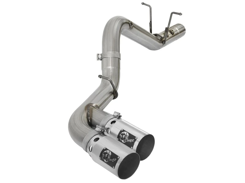 afe_49-44089-P-6792cf217610a aFe Victory Series 4 Zoll 409-SS DPF-Back Abgasanlage mit Dual Polierten Endstücken 2017 GM Duramax V8-6.6L(td) L5P
