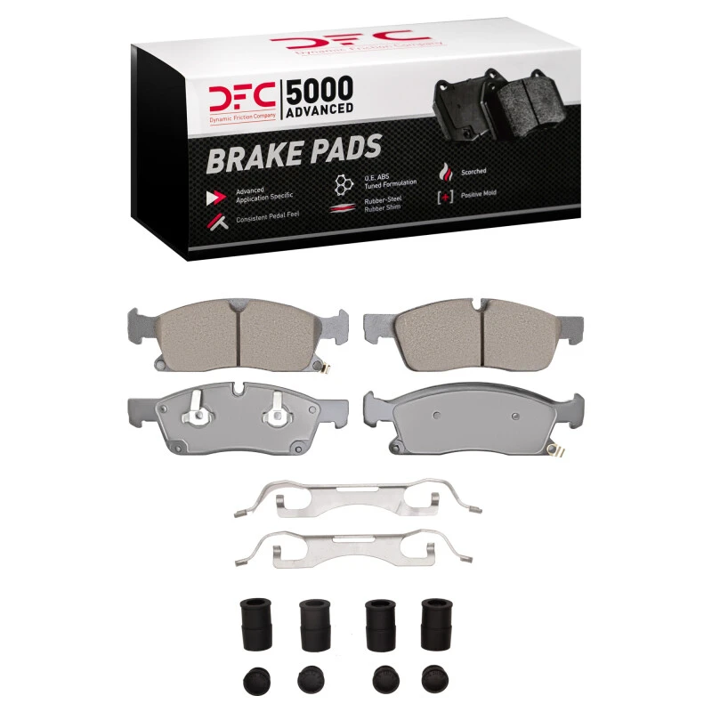 DFC 12-18 Mercedes-Benz GL450 Front 5000 Advanced Ceramic Brake Pads and Hardware Kit