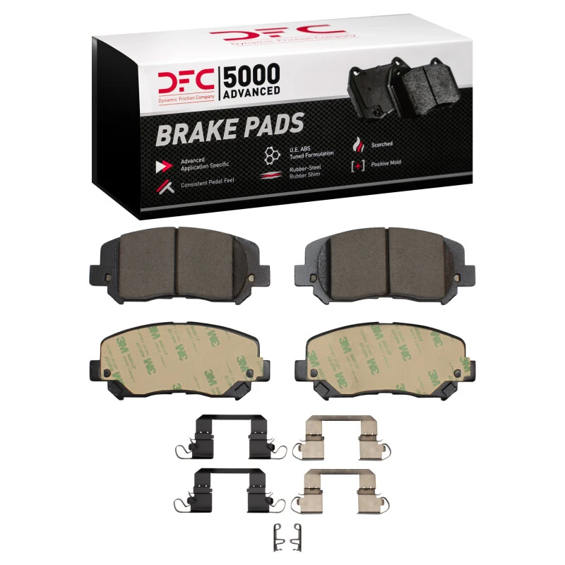 DFC 14-22 Chrysler 200 Front 5000 Advanced Ceramic Brake Pads and Hardware Kit