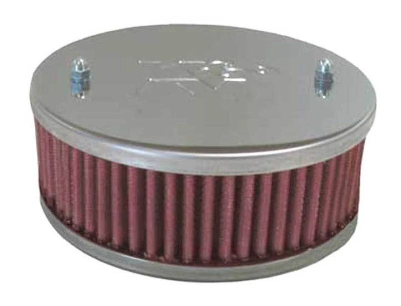 K&N Universeller Custom-Luftfilter - Oval 1,375 Zoll Flansch / 4,875 Zoll ID / 2,25 Zoll Gesamthöhe