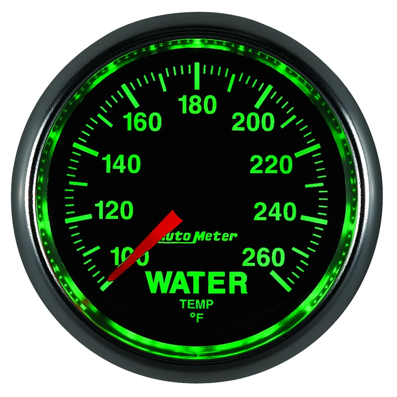 Autometer GS 100-260 degree Electronic Water Temperature Gauge