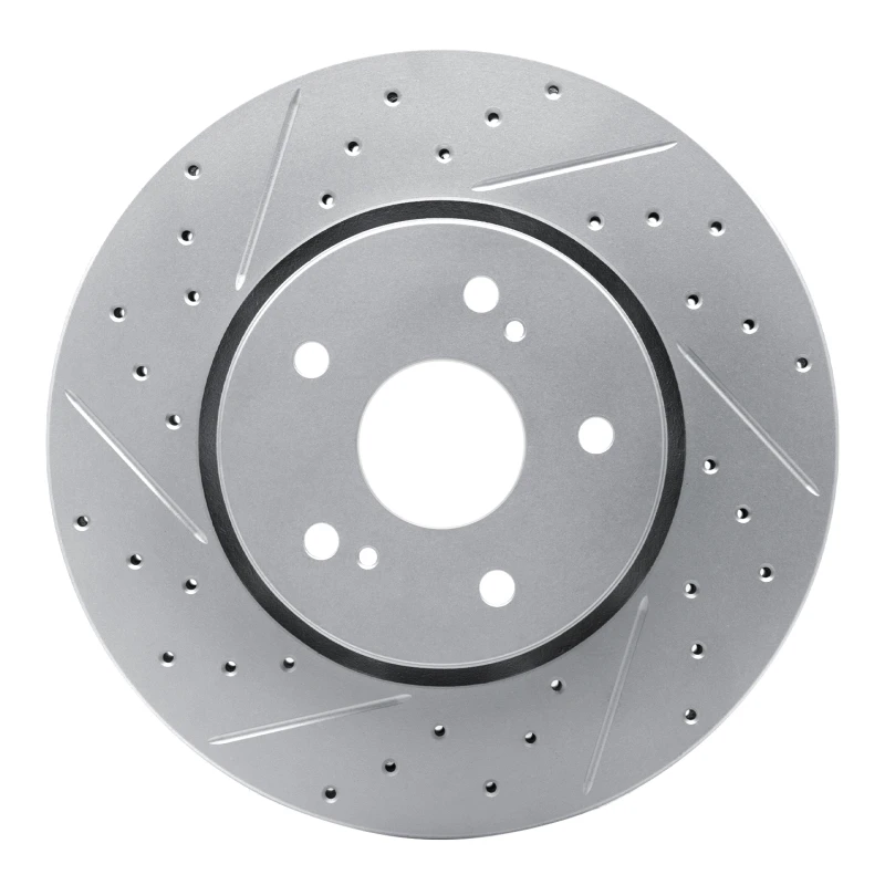 DFC 10-13 Suzuki Kizashi Front Left Drilled & Slotted Geoperformance Rotor