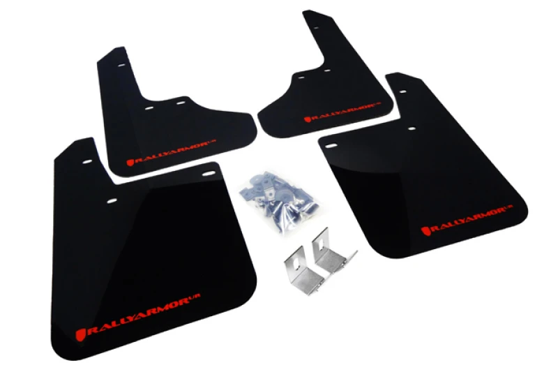 Rally Armor Black UR Mud Flap w/Red Logo for 93-01 Subaru Impreza RS