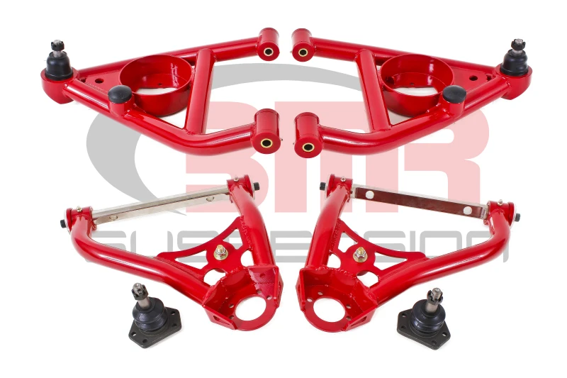 BMR 67-69 1. Generation F-Body Ober- und Unter-A-Arm Kit - Rot