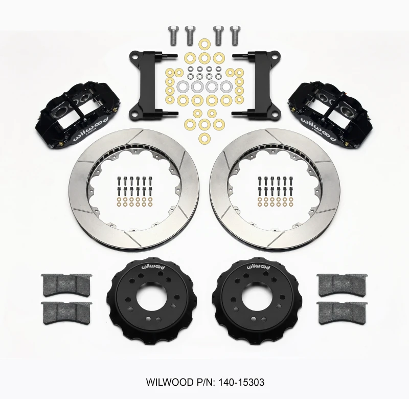 Wilwood Narrow Superlite 6R Front Hat Kit 13.06 63-87 C10 w/ Wilwood Pro Spindles