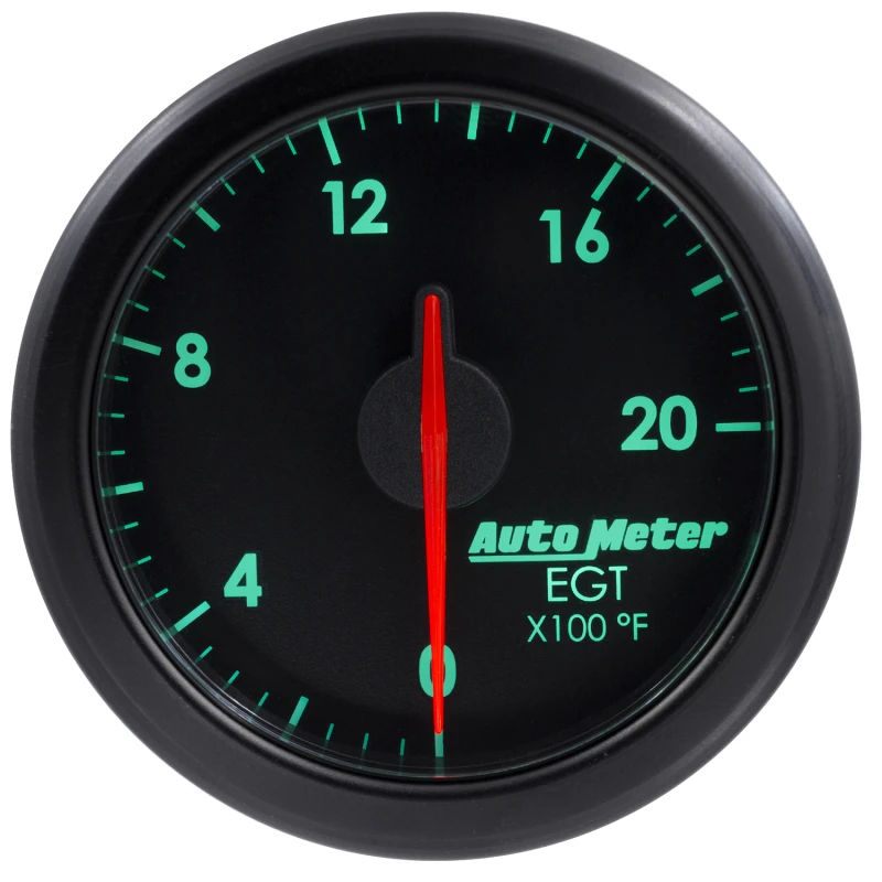 Autometer Airdrive 2-1/16in EGT Gauge 0-2000 Degrees F - Black