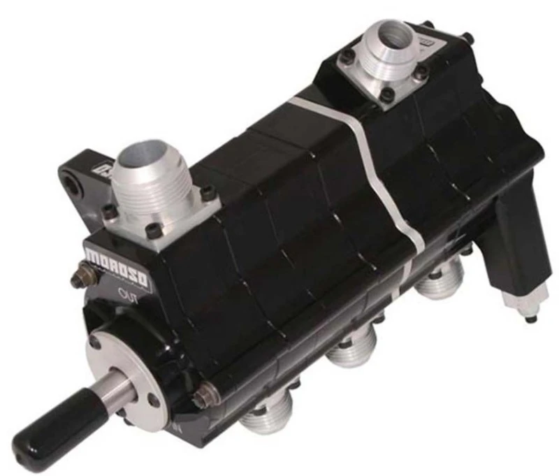 Moroso Black Series 3 Stage Dry Sump Oil Pump - Left Side