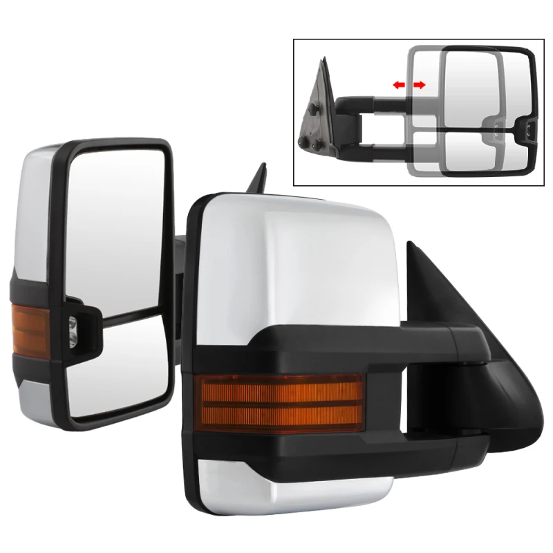 spyder_9936746-6794bd81bfd7f xTune Chevy Silverado 99-06 G3 LED Signal Telescoping Mirror Chrome - SET MIR-CS03S-G3C-MA-AM-SET