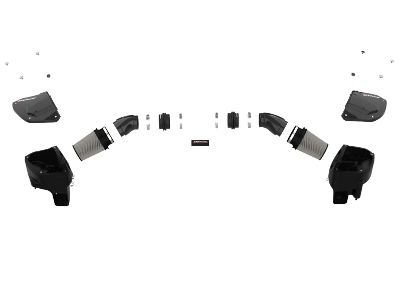 aFe Black Series Stage-2 Carbon Fiber Kaltluft-Ansaugsystem mit Pro DRY S Media