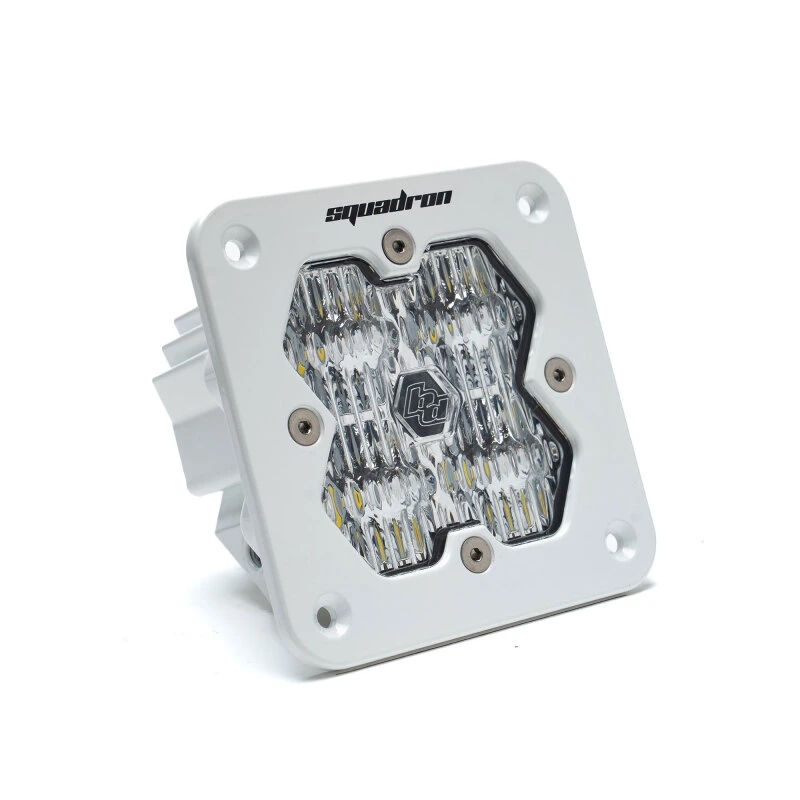 Baja Designs Squadron 2.0 Sport LED Wide Cornering (Flush Mount) - White Housing