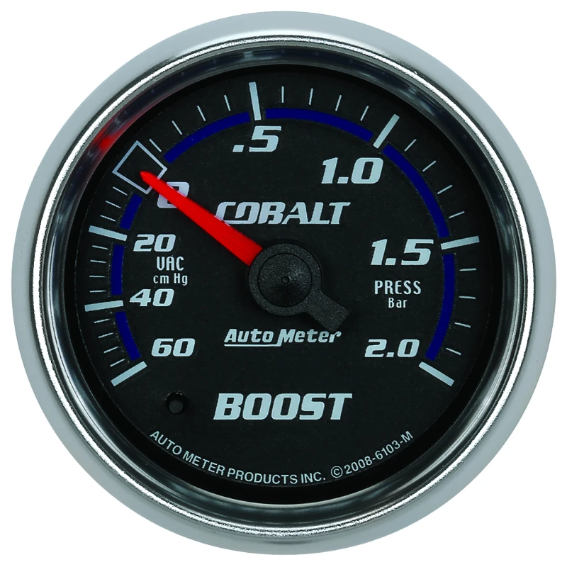 Autometer Cobalt 52mm 2 BAR Mechanical Boost Gauge