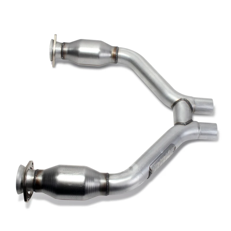 BBK 2015-16 Mustang V6 Kurzes Mittleres H-Rohr mit Katalysatoren (zum Einsatz mit 1642-Serie-Header)