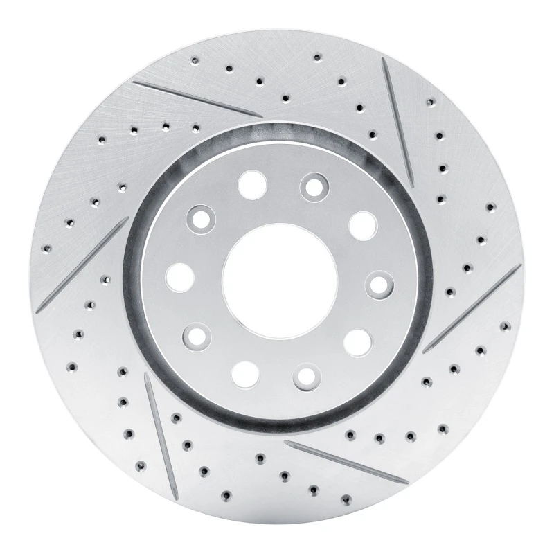 DFC 18-25 Jeep Wrangler Front Right Drilled & Slotted Geoperformance Rotor
