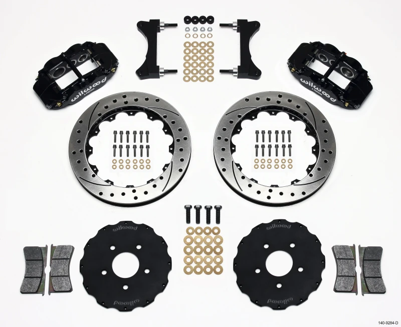 Wilwood Narrow Superlite 6R Vordere Hut-Kit 13,06 Zoll gebohrt für Mitsubishi EVO VIII