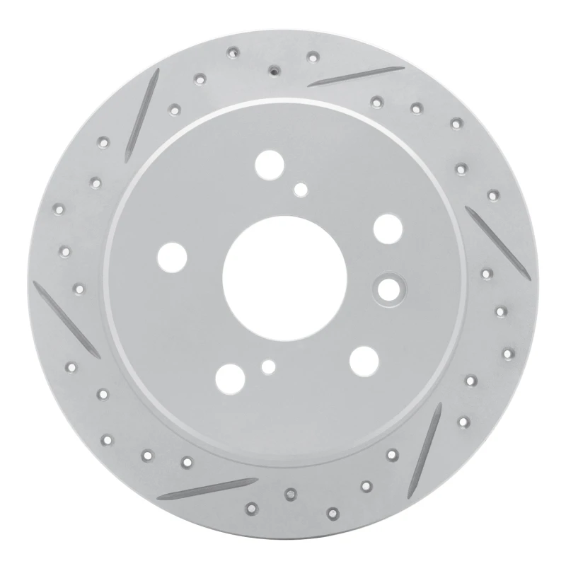 DFC 92-03 Lexus Es300 Rear Left Drilled & Slotted Geoperformance Rotor
