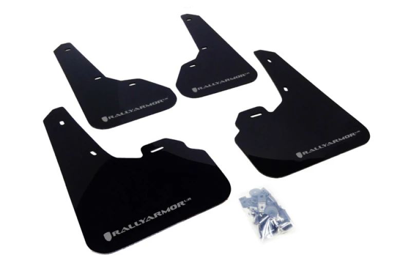 Rally Armor 10-13 Mazda3/Speed3 (Schwarz) UR Kotflügel mit Silber Logo