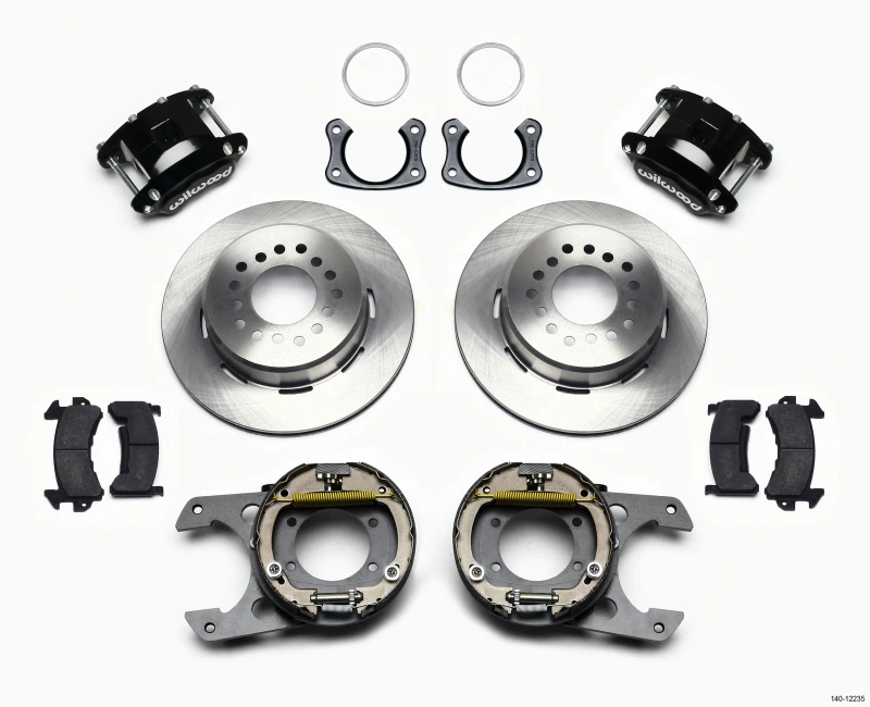 Wilwood D154 P/S Parkbremse-Kit New Big Ford 2,50 Zoll Off Front Mount