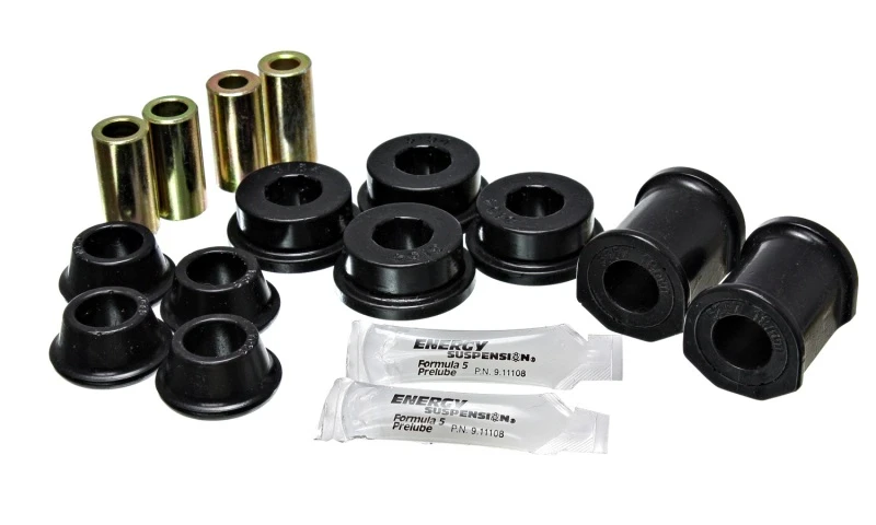 Energy Suspension 71-7/73 VW Super Beetle (Cast) Schwarzes Vorderes Kontrollarmbuchsen-Set