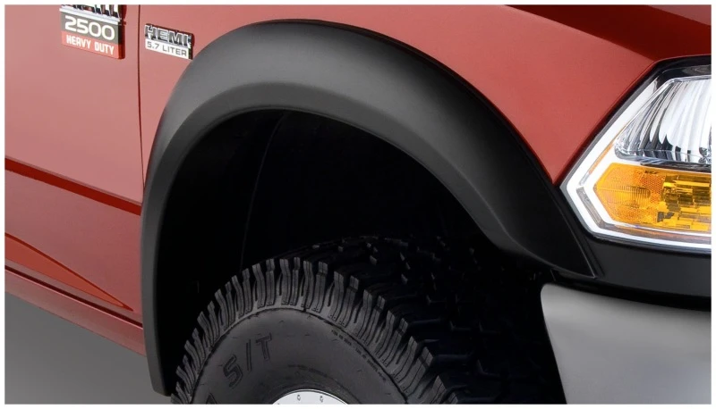 Bushwacker 10-18 Dodge Ram 2500 Extend-A-Fender-Stil-Verbreiterungen 2-teilig - Schwarz