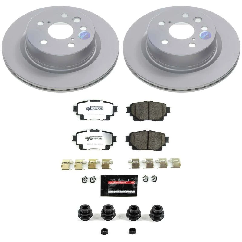 Power Stop 21-25 Lexus IS300 Rear Z36 Coated Truck & Tow Brake Kit