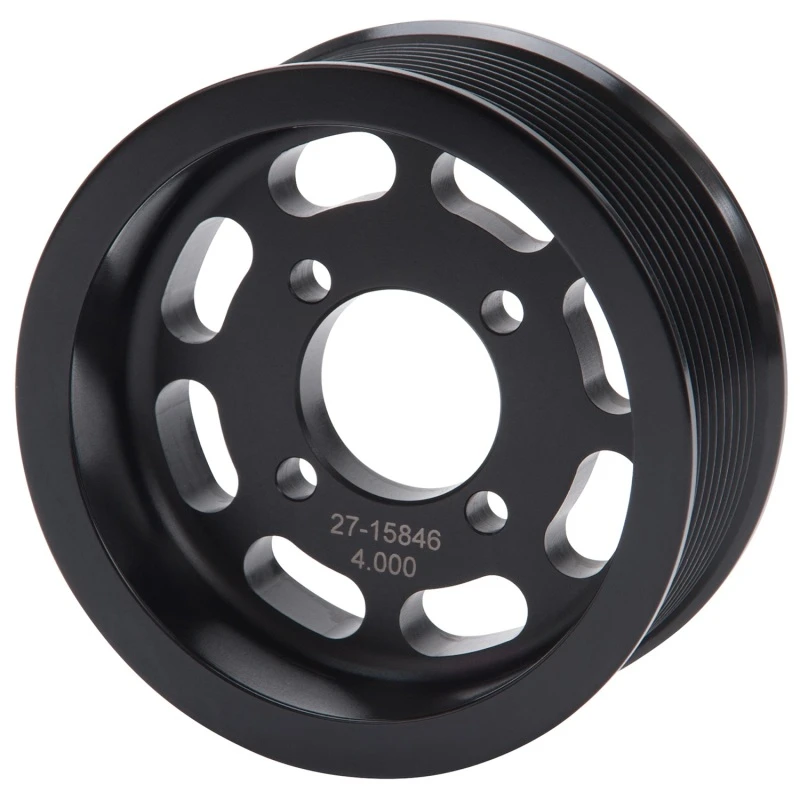 Edelbrock Riemenscheibe Kompressor Enforcer 10 Rippen 4 Zoll Schwarz