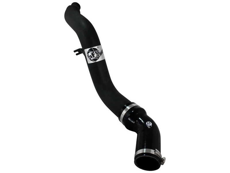 aFe Bladerunner Intercooler 3 Zoll schwarzes Rohr heißer Seite mit Kupplungen und Schellen 14-15 Ram 1500 V6-3.0L