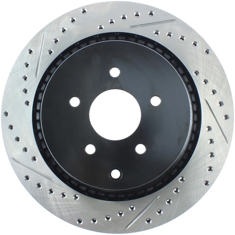 stoptech_127.42105R-67950320a919b StopTech 09 Infiniti FX50 SportStop Slotted & Drilled Rear Right Rotor