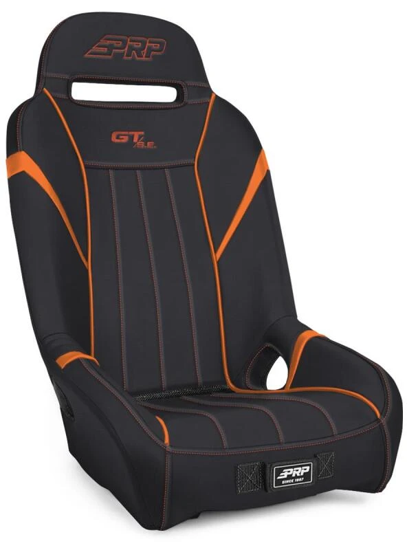 PRP GT/S.E. Suspension Seat - Black/Orange