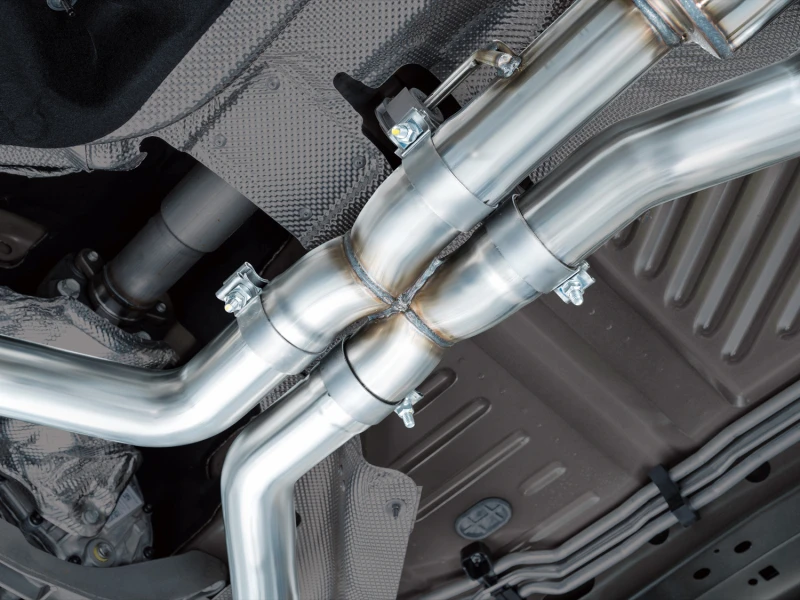 AWE Tuning 2021+ Ford Explorer Tremor 3.0TT 0FG Dual Rear Exit Exhaust w/ Bash Guard
