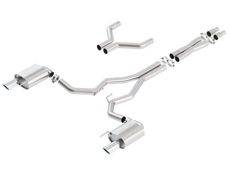 Borla Atak Cat-Back 15-17 Ford Mustang GT 5.0L V8 MT/AT 3-Zoll-Rohr 4-Zoll-Tipp
