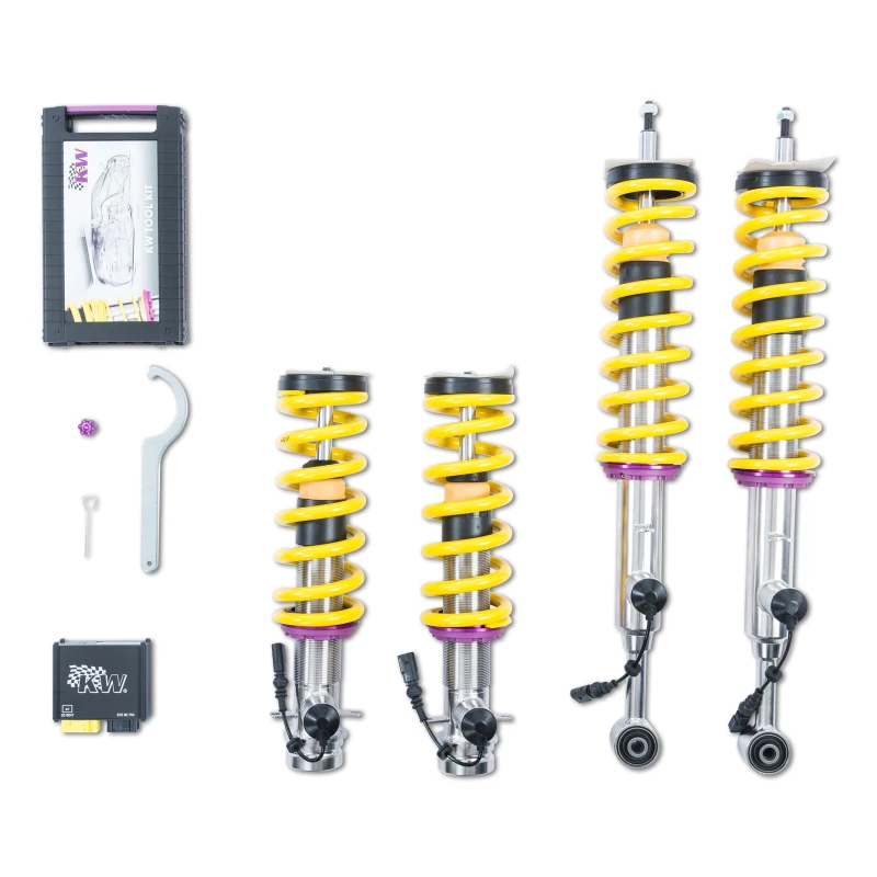 KW Tesla Model S P90D AWD DDC ECU Coilover Kit (German: KW Tesla Model S P90D AWD DDC ECU Federbein-Kit)