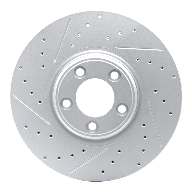 DFC 03-05 Jaguar S-Type Front Right Drilled & Slotted Geoperformance Rotor