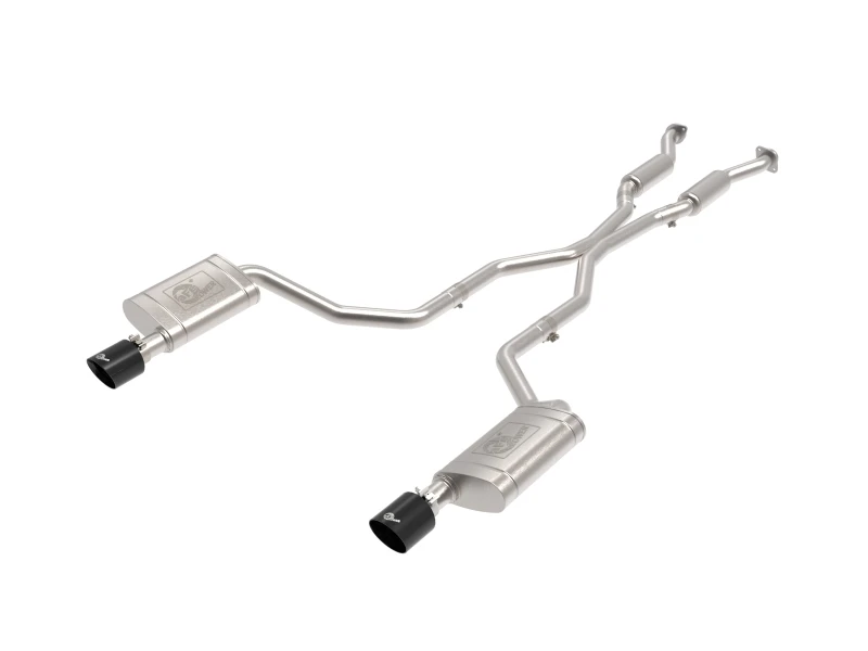 aFe 11-21 Dodge Durango V6-3.6L / V8-5.7L MACH Force-Xp 304 SS Kat-Back Auspuffanlage mit schwarzem Endstück