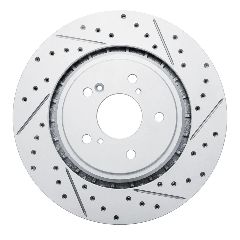 DFC 14-20 Acura MDX Front Right Drilled & Slotted Geoperformance Rotor