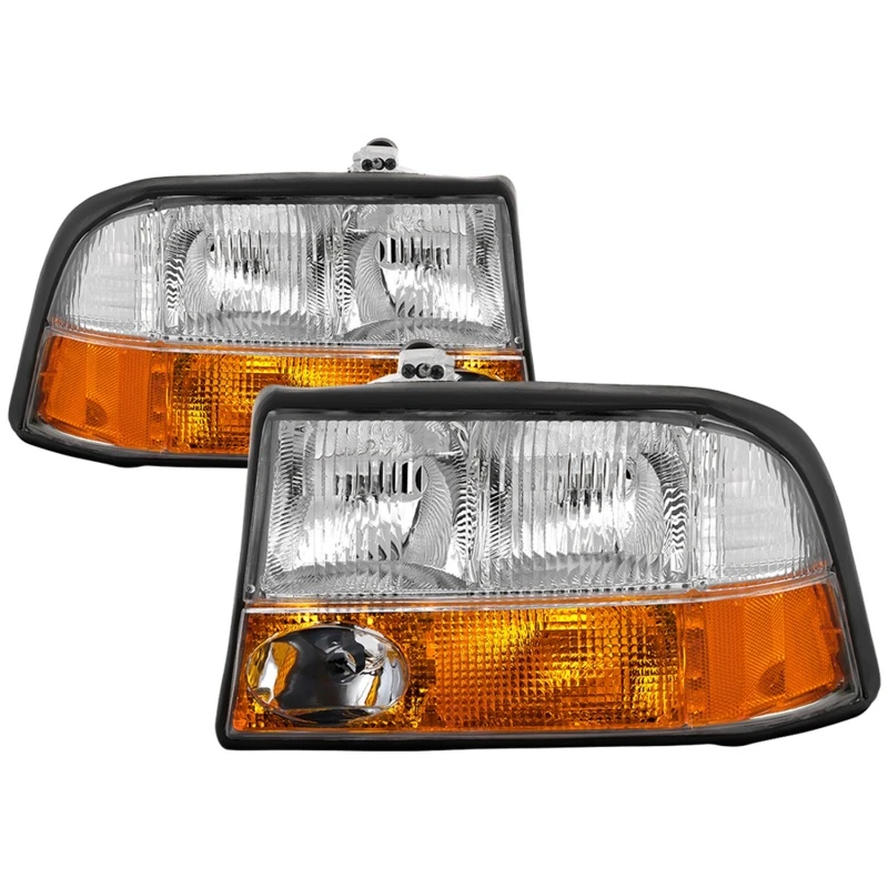 spyder_9042690-6794b5a8936b0 xTune 98-01 GMC Jimmy S15 (w/Fog Lights) OEM Headlights w/Amber Bumper - Chrm (HD-JH-GS1598-OE-C)
