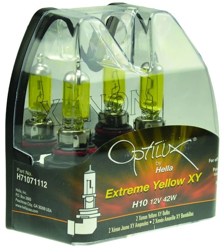 Hella Optilux H10 12V/42W XY Xenon Gelbe Glühbirne