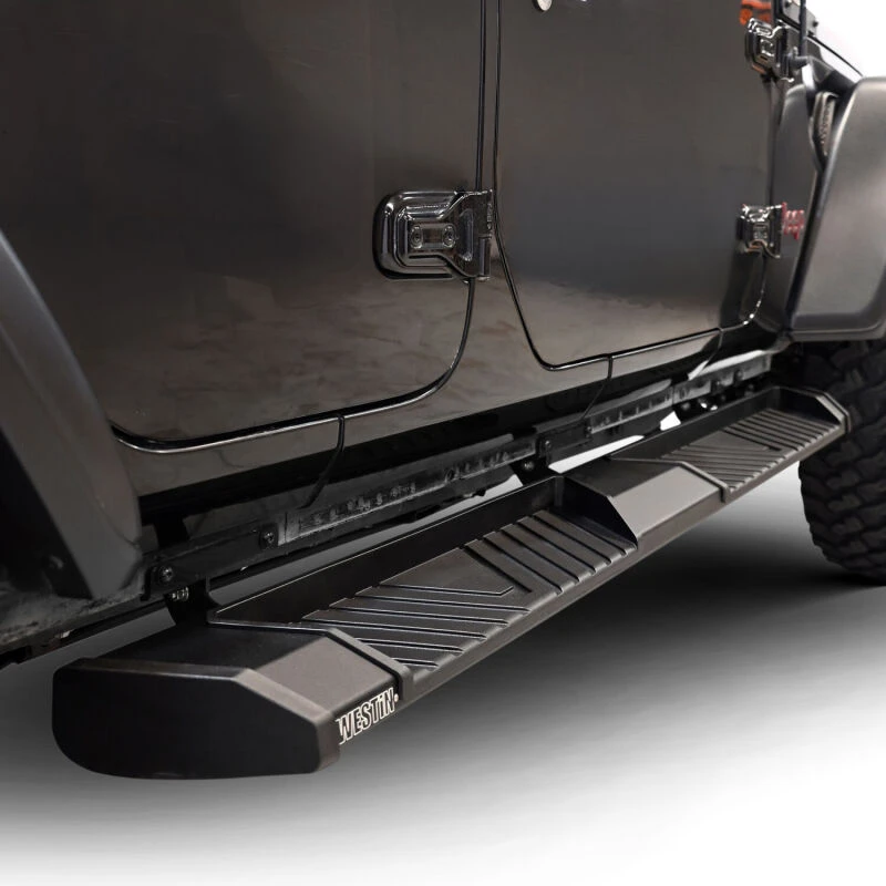 Westin 18-25 Jeep Wrangler JL Unlimited 4dr AT6 Running Boards - Black
