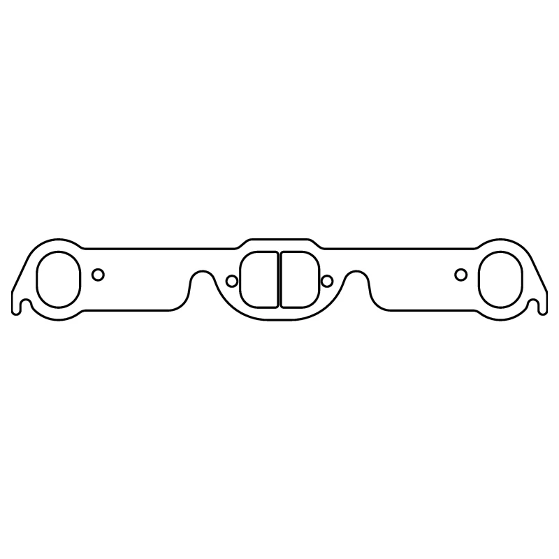 Cometic Pontiac 326-455 CI V8.043in Copper Exhaust Manifold Gasket Set - 2.000in x 1.550in D-Ports